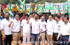 Mangaluru : JD(S) Youth Wing stages protest against sand scarcity in district